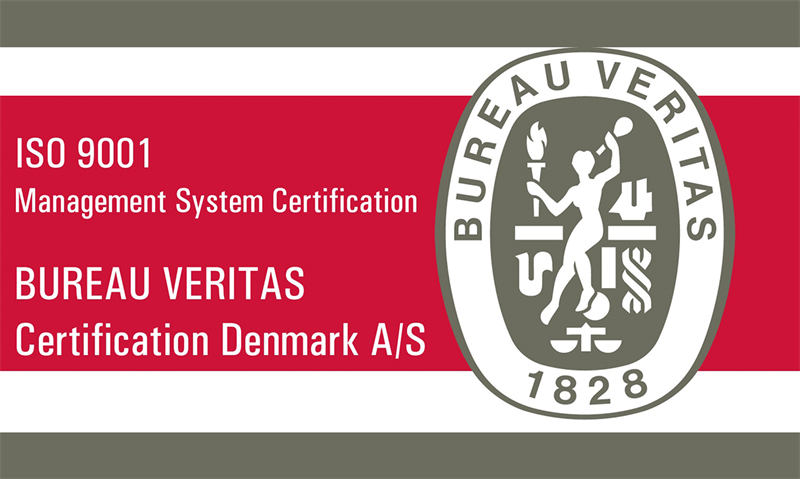 ISO 9001:2015 Certificering